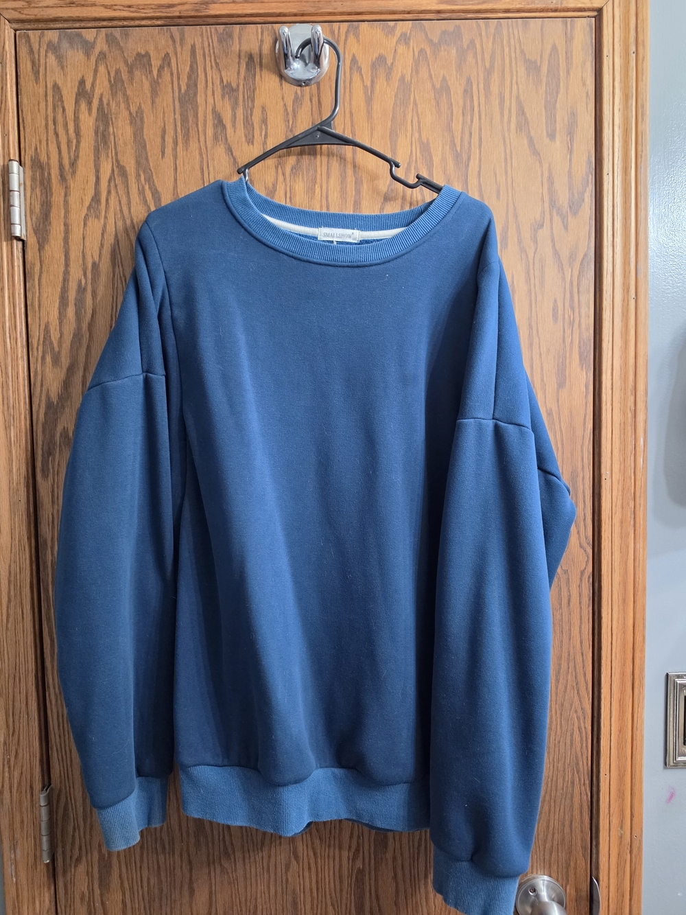 Women's Navy Blue Crewneck Sweater